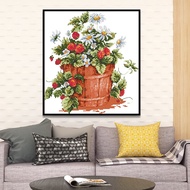 Cross Stitch 11ct Printed- Strawberry