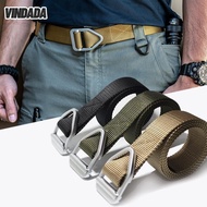 Outdoor Mountaineering Leisure Tactical Belt Fashion Nylon Magnetic Buckle Belt Sports Belt Nylon Pant Belt Male Female Applicable