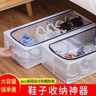 HY&amp; Thickened Shoe Box Storage Box Transparent Shoes Shoe Cabinet Dustproof Waterproof Installation-Free Folding Shoes C