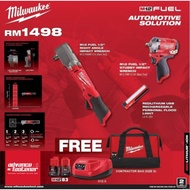 Milwaukee M12 Stubby Impact Wrench Automotive Combo Set RM 1498 [AUTHENTIC PRODUCT] [100% Original M