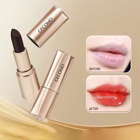 GECOMO Black Magic Lipstick - Moisturizing Gloss, Long-Lasting, Temp-Sensitive Color Change, Lip Hyd