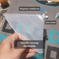 Nozzle Spuyer Corong Herbisida Stainless Steel Semprotan Bisa diatur Tangki Sprayer Elektrik Manual