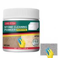 Marble Stain Remover - 3.38oz/100ml Natural Stone Shower & Tile Floor Cleaner, Ready-to-Use No Mix F