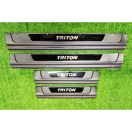 Mitsubishi Triton 2019-2024 Door Side Sill Step Plates Triton Door step plates 4x4 Car Accessories