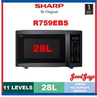 SHARP R759EBS 28L J-TECH INVERTER WITH GRILL MICROWAVE OVEN