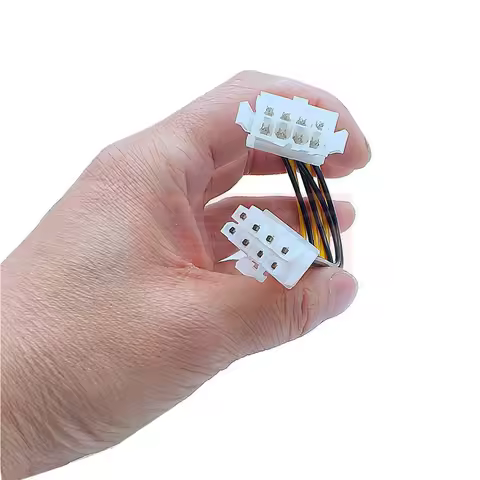 8 pin ATX 12V CPU EPS P4 Power Extension Cable 8pin 15cm Extend Cable Wire 18AWG Power Supply for Bi