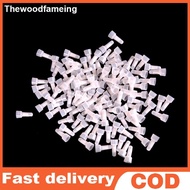 THEFAM 100pcs Closed End Crimp Caps Electrical Wire Terminals Connector AWG 16-14 EN