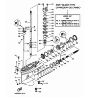 SALE 692-45300 692-45300-16-8D Outbaord Motor Lower Unit Assy (Long) For Yamaha 2T 85HP 692-45300-00