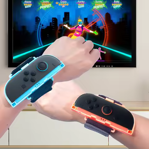Wrist Bands for Nintendo Switch Just Dance Adjustable Elastic Straps for Switch 2 (2025) Joy Con Con