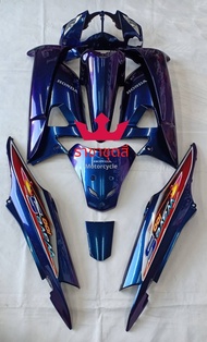 ชุดสี เฟรม ฮอนด้า เวฟ 100s Honda wave 100s  ปี 2005  ครบชุด 10 ชิ้น  สีเอฟเฟค 3 มิติ abs100%