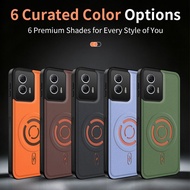For Motorola Edge 50 Fusion Case Edge 50 Fusion Phone Cases Back Cover Magnetic Shockproof Hard Case