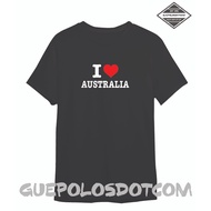 TYPE 16 AUSTRALIA CLOTHES BY MANY MODELS-DURENIR I LOVE AUSTRALIA TSHIRT-guepolosdotcom