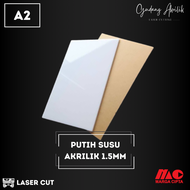 Akrilik Putih Susu A2 1.5mm