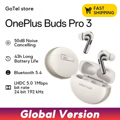 Oneplus Buds Pro 3 Global Version TWS Bluetooth Earphone 50dB ANC Noise Canceling 43h Battery Life F