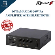 DYNAMAX D30 30W Public Address Amplifier With Bluetooth/USB/MP3 Karaoke Amplifier