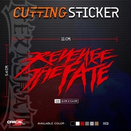Cutting Sticker REVENGE THE FATE Band | Stiker Cutting Musik Band REVENGE THE FATE