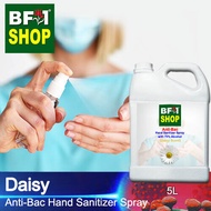 Anti Bacterial Hand Sanitizer Spray with 75% Alcohol - Daisy Anti Bacterial Hand Sanitizer Spray - 5L