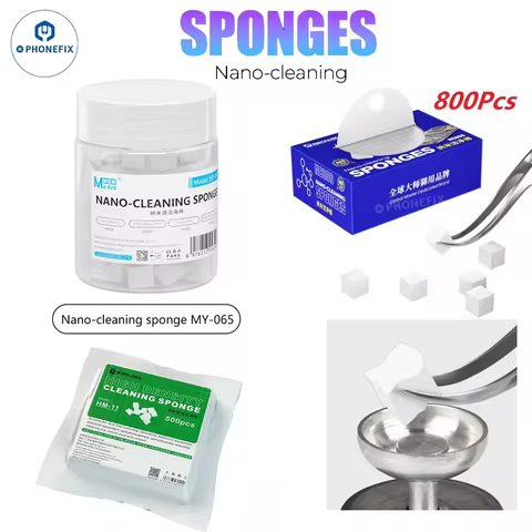 Nano Cleaning Sponge MECHANIC NC800 MJ HM-11 for Mobile Phone Chips Motherboards Screens Rear Glass 