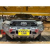 Toyota Hilux Vigo Revo Rogue GR (Silver) Front Bull Bar Bumper