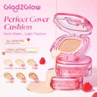 Glad2Glow Perfect Cover Cushion Foundation full coverage oil Control Long-Lasting Waterproof Makeup