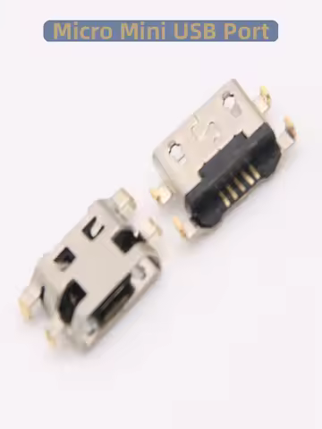 50-100pcs Micro Mini USB Charging Jack Socket Data Port for Lenovo A708t S890 Alcatel 7040N HuaWei G