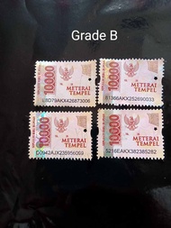 Materai asli 10000 (B 50pcs)