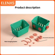 Non-drilling Hanging Storage Basket Multifunctional PP Storage Basket Househlod