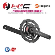 MAGENE PES P505 POWER METER CRANK SET 4 BOLT 110BCD 24mm Steel Spindle