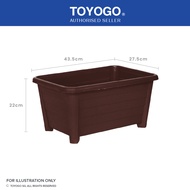 Toyogo Rectangular Garden Pot Series