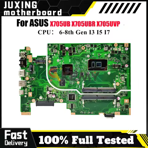 X705UB Laptop Motherboard For ASUS VivoBook X705UV X705UBR X705UBP X705UF F705U X705UNR X705UVP X705
