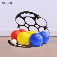 GUOOL 6x Petanque Balls Set Boules Games Portable Lightweight with Carry Basket