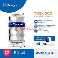 Tangki Air PENGUIN Stainless TBSK 500 Toren 500L Tandon 500 Liter