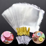 Transparent Cellophane Bags Clear OPP Plastic Bags Candy Lollipop Cookie Gifts Packaging Bag Party F