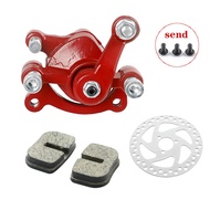 Front Rear Disc Brake Caliper Pads 140mm brake disc with screw For 43cc 47cc 49cc Chinese Mini Moto 