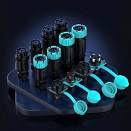 {READY STOCK} Solder-Free Waterproof Connector Quick Connection Square Installation Male Female Butt