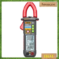 AC Ammeter Clamp Meter 6000 Counts NCV Multimeter Auto Ranging Ohm Volt Amp Capacitance Temp Tester 