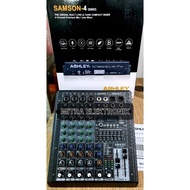 [ Ready] Ashley Mixer 4 Channel Samson 4 Mixer Ashley 4 Channel Samson