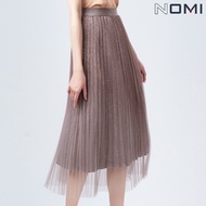 Shimmer long lace skirt - NOMI CV05