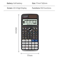 ✅FX991EX Scientific Calculator Function Calculator 552 Function Matrix Compound Solution Equation Ne