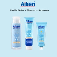 ❉AIKEN Prebiotic Hydra Plus Skincare Value Set | Micellar Water | Cleanser Hydra  Deep Cleansing | S