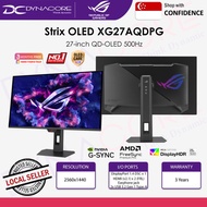 Asus ROG Strix OLED XG27AQDPG Gaming Monitor - 27-inch, QHD QD-OLED panel, 500Hz, 0.03ms, G-SYNC® co