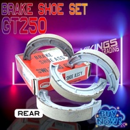 GT250 GT 250 X7 X 7 SUZUKI REAR BRAKE SHOE-SWI TONG TAIWAN - 1SET (4PCS)