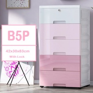 🍄 Ready Stock 🍄 Nordic 42CM Baby Kid Drawer Cabinet Storage Box Almari Perabut Toy Mainan Jualan Murah Furniture Baju