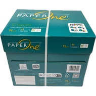 Paper One A4 Copier Paper / 75gsm (1 ream = 500sheets) (5 ream/box)
