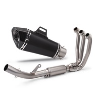 For CFMOTO 675SR 675R 675NK Motorcycle Exhaust Muffler Modify 675SRR Exhaust Escape Front Link Pipe