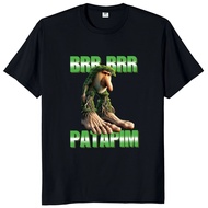 2025 NEW Brr Brr Patapim T Shirt Funny Italian Brainrot Meme Y2k Men K7A4