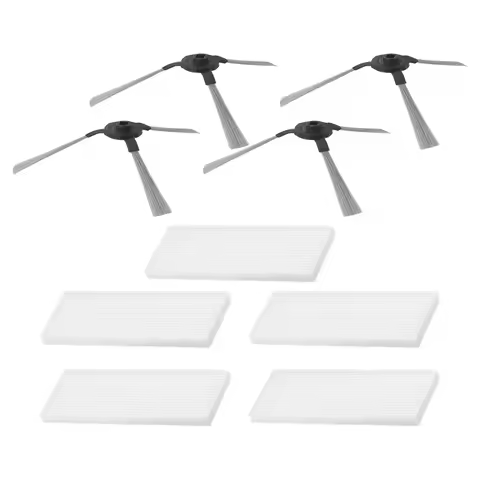 9pcs For Vileda Side Brush Filter For Vileda VRONE/ 302 / VR 102 / VR 201 / VR 303 Household Vacuum 