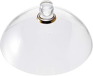 Aoyama Glass AMG-1124SG-F Glass Lid, Small Bowl, Storage Container, Lid, Approx. 4.3 inches (11 cm),