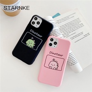 Cute Couples Animals Dinosaur Phone Cover For iPhone 12 Mini 11 Pro Max X XR XS Max 7 8 6 6s Plus 5 5s SE  Silicone Case