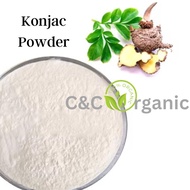 Pure Konjac Powder 魔芋粉 25g - 250g 生粉 Baking Konnyaku Glucomannan Food Grade Keto Gum Powder Jelly Noodle 生酮 蒟蒻粉